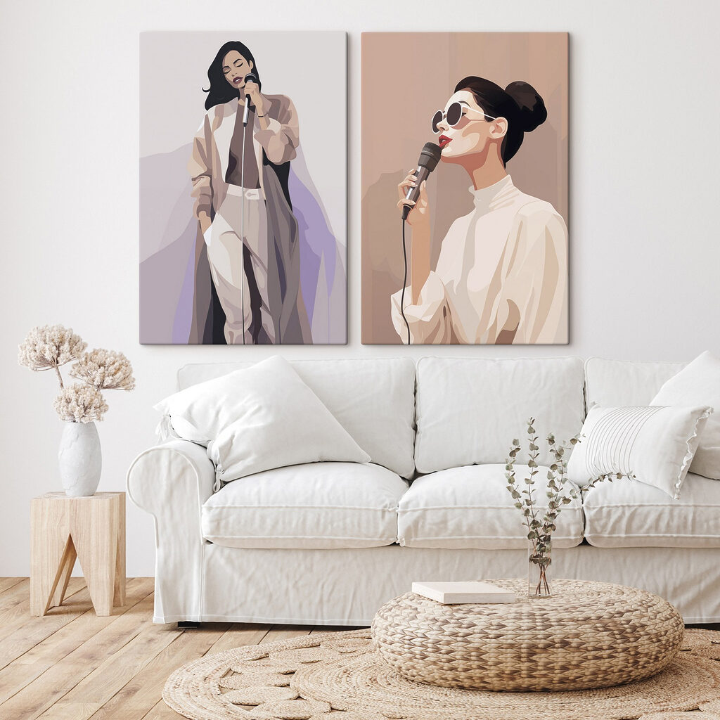 Elegante Sängerinnen — Interieur 2