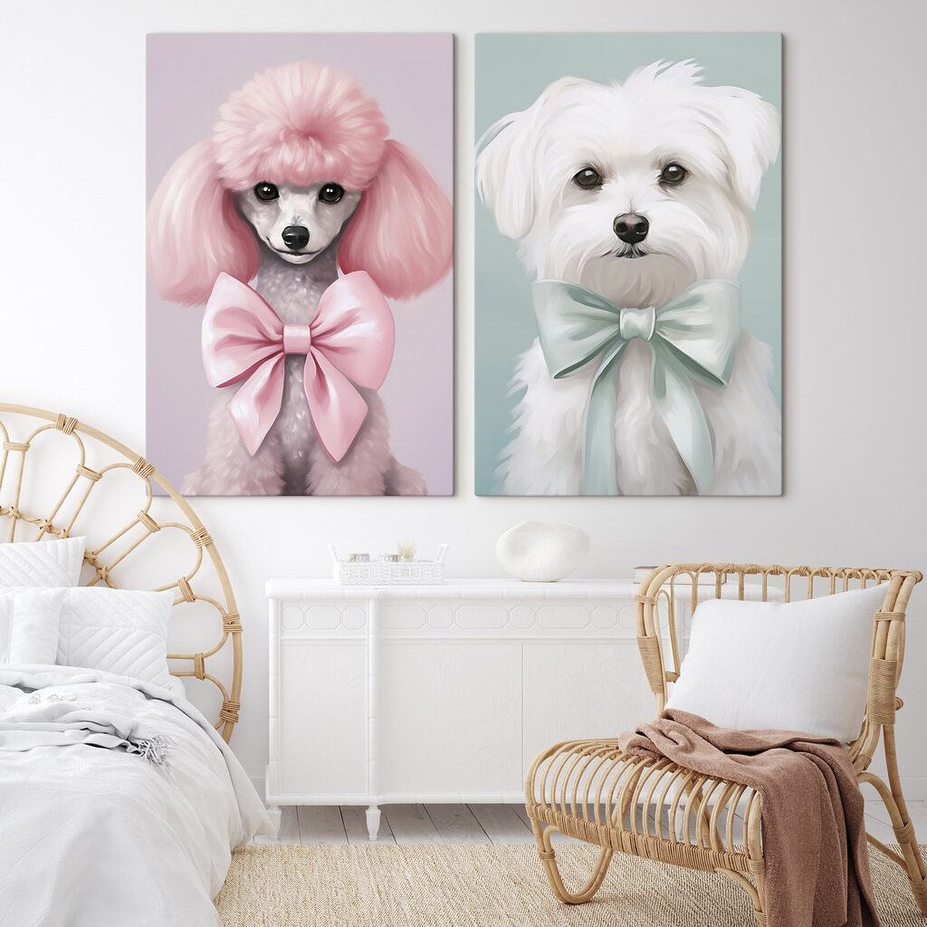 Hunde mit Schleifen — Interieur 2