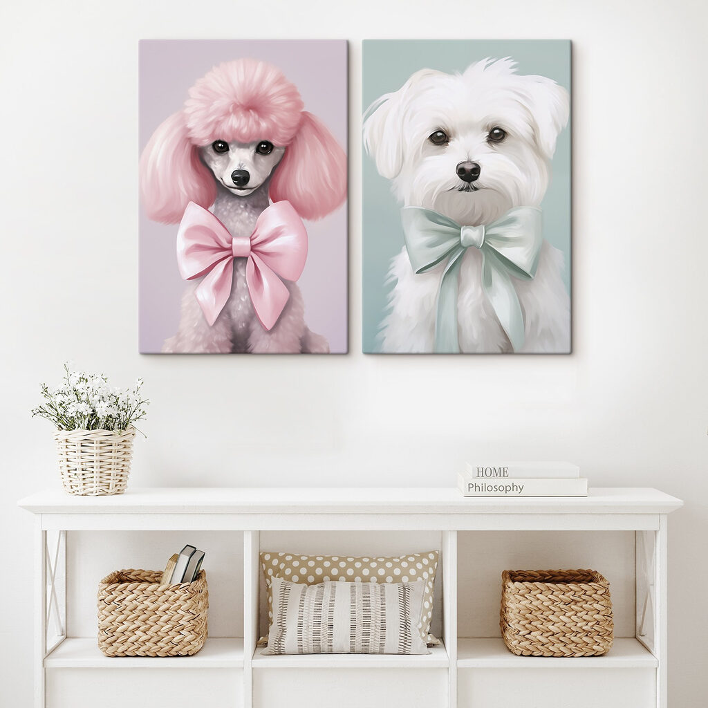 Hunde mit Schleifen — Interieur 1