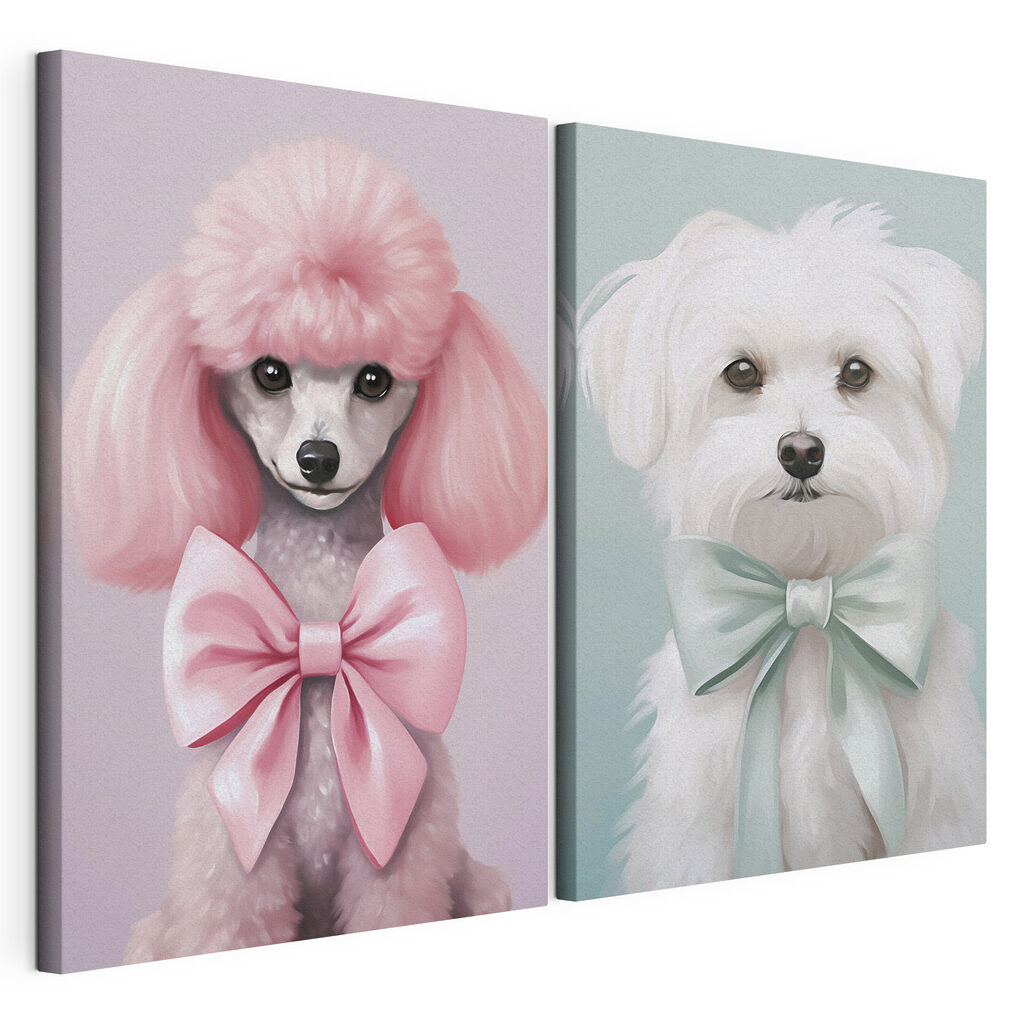 Hunde mit Schleifen — Produktansicht