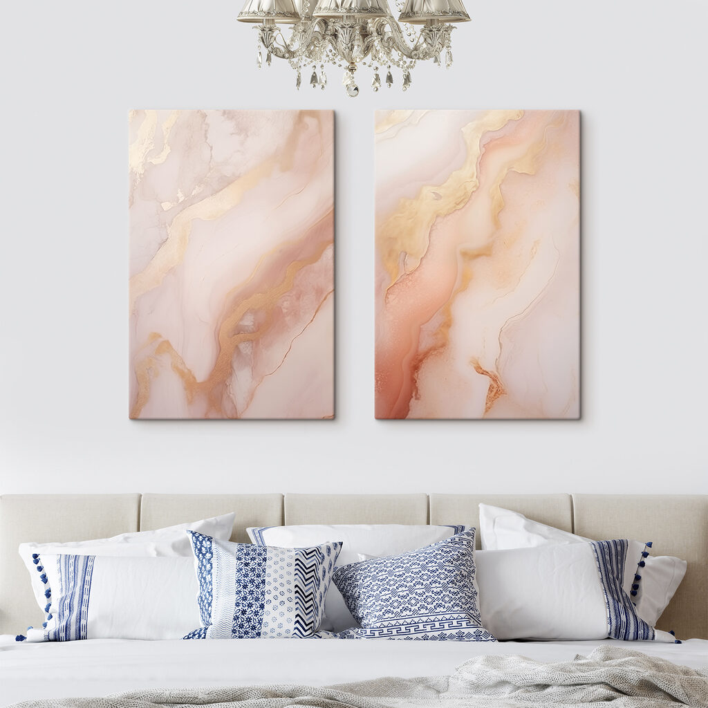 Goldadern auf Rosé — Interieur 2