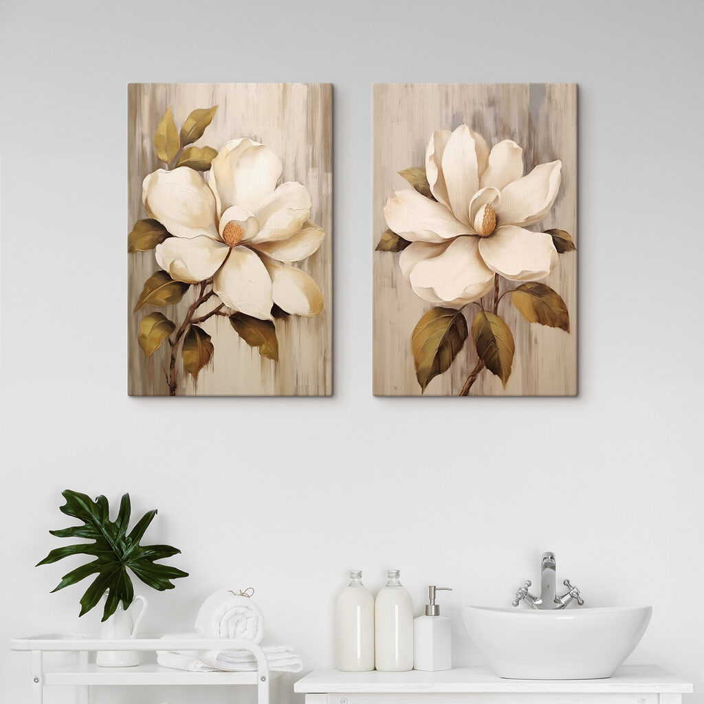 Blüten auf Holz — Interieur 2