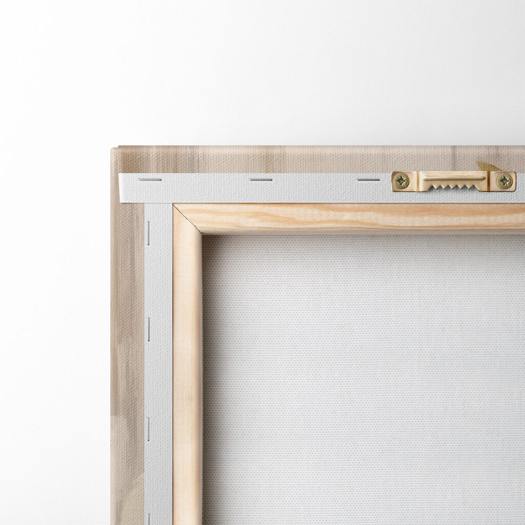 Blüten auf Holz — Rückseite