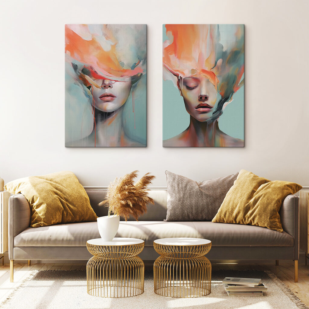 Haare aus Farbe — Interieur 2