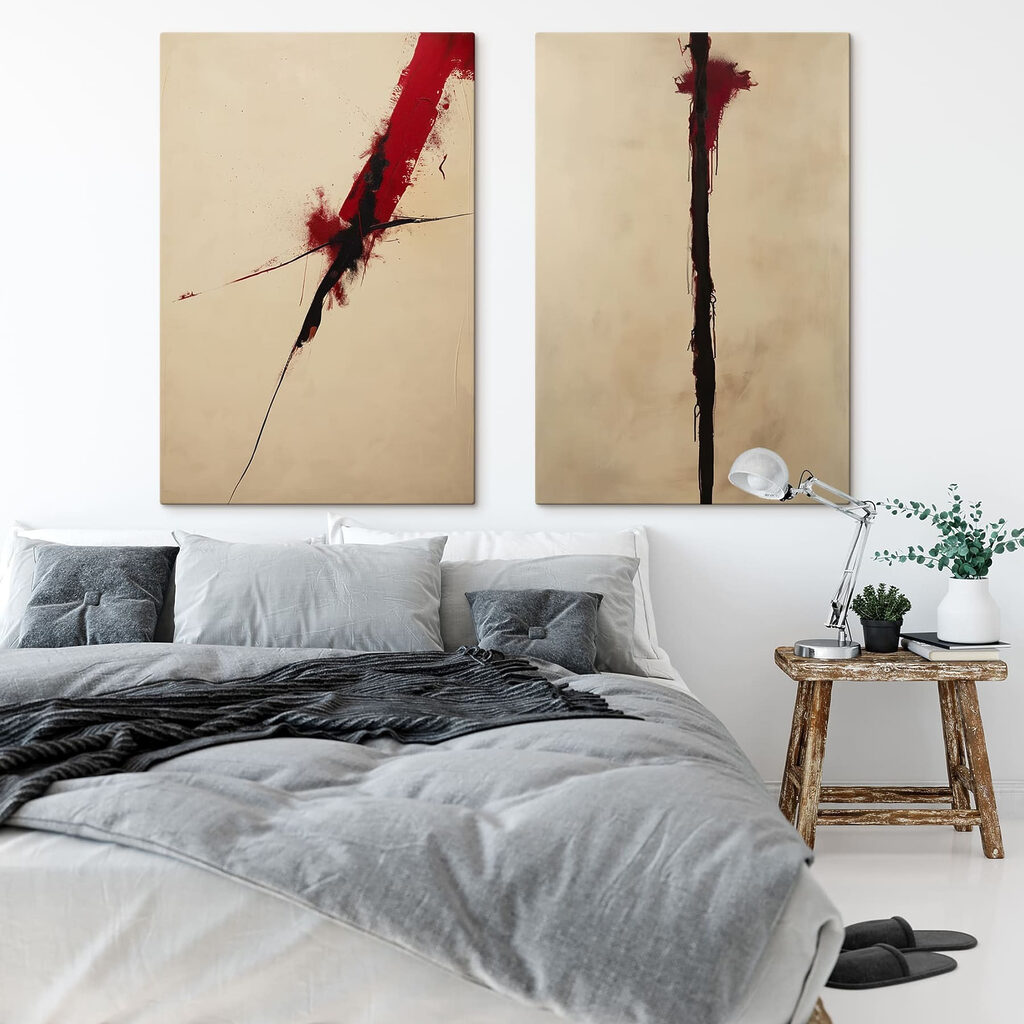 Rote und schwarze Linien — Interieur 2