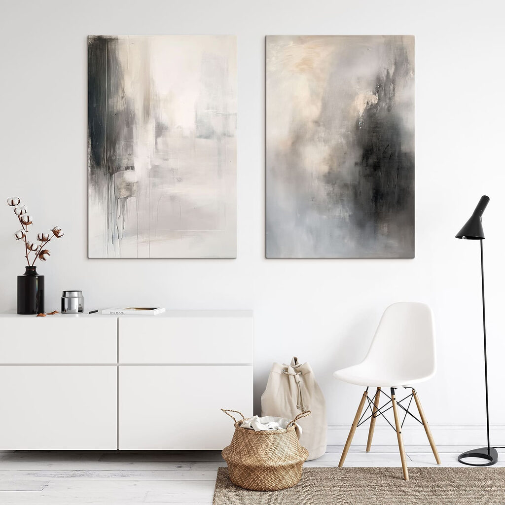 Licht durch den Nebel in einem Interieur