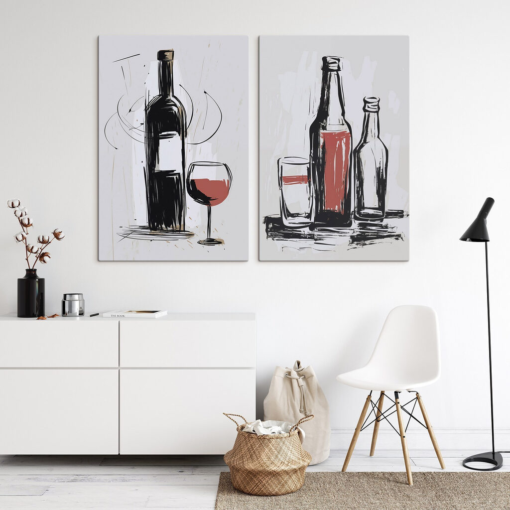 Flaschen und Gläser — Interieur 1