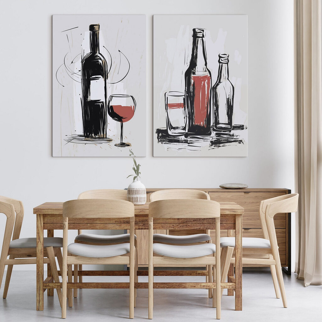 Flaschen und Gläser — Interieur 2
