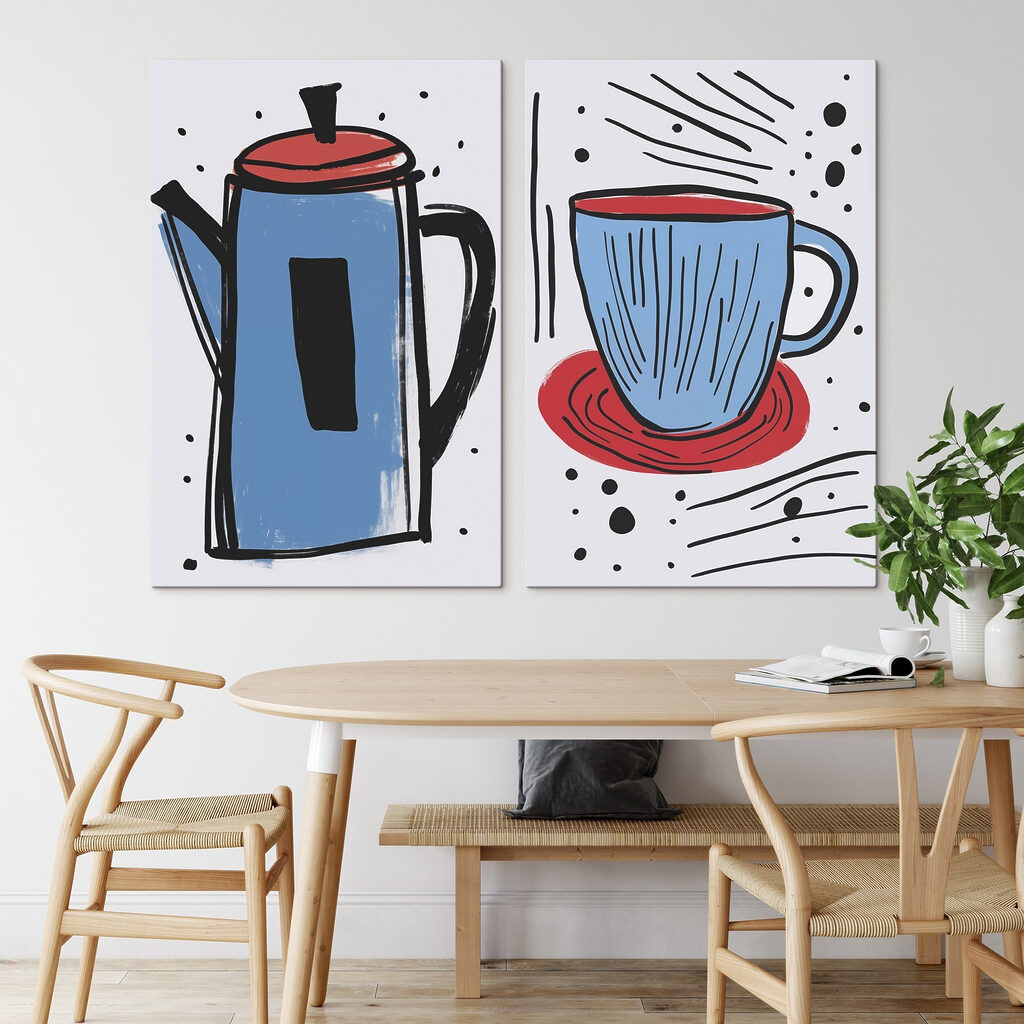 Kaffeekanne und Tasse — Interieur 1