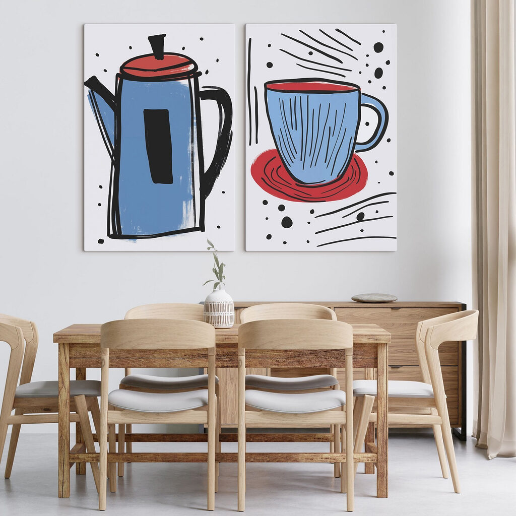 Kaffeekanne und Tasse — Interieur 2