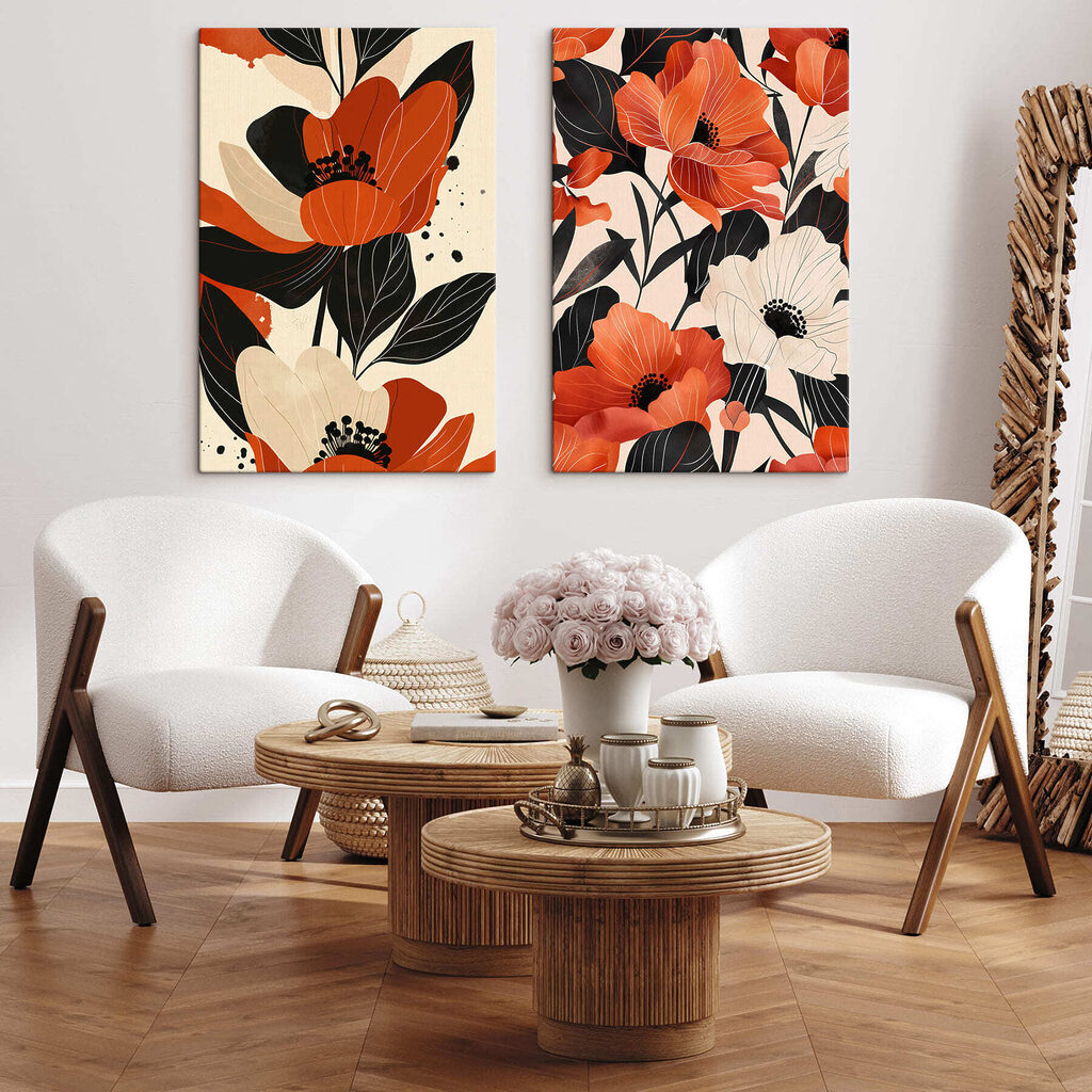Kontrastreiche Blüten — Interieur 2