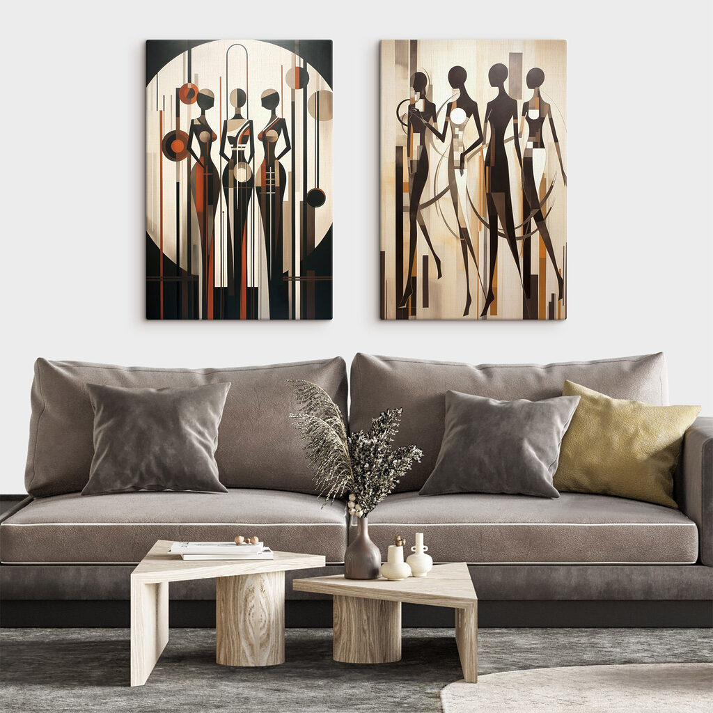 Weibliche Silhouetten — Interieur 1