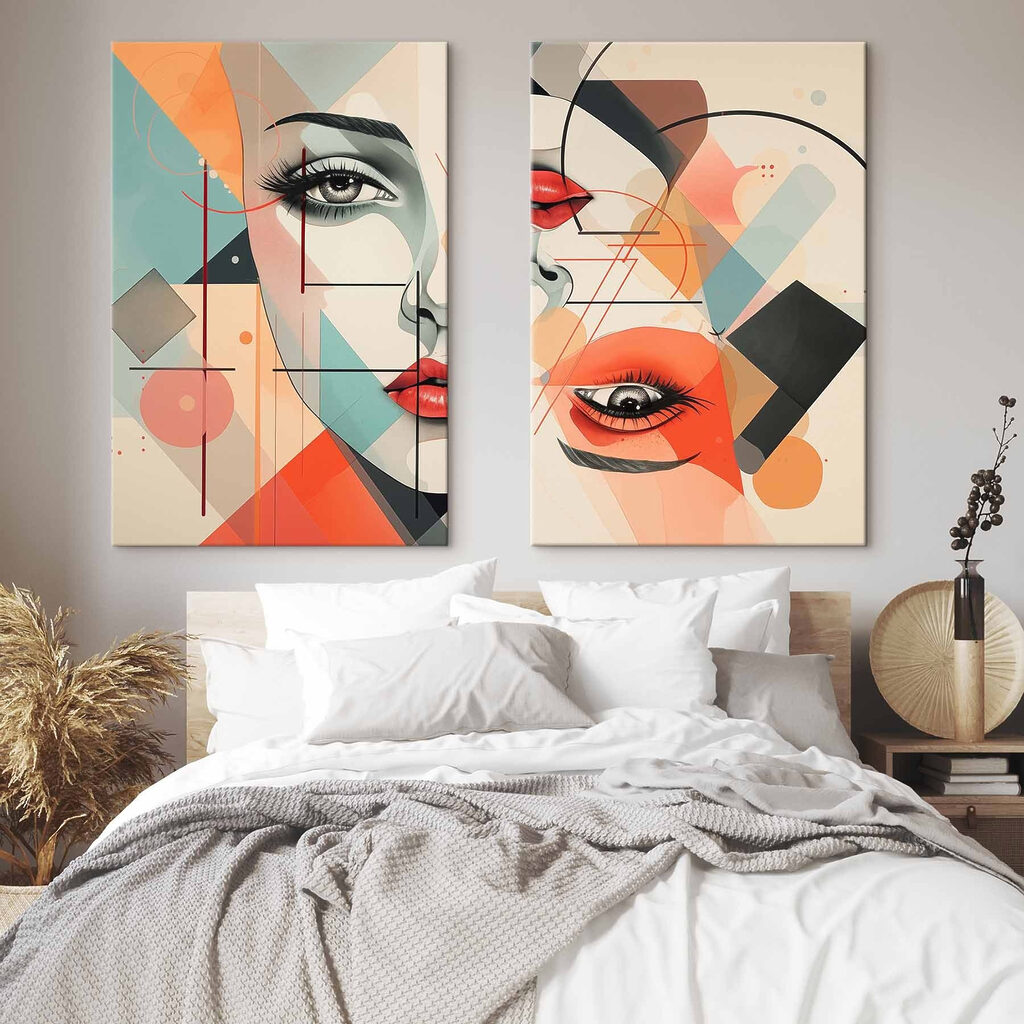 Geometrisches Porträt — Interieur 2