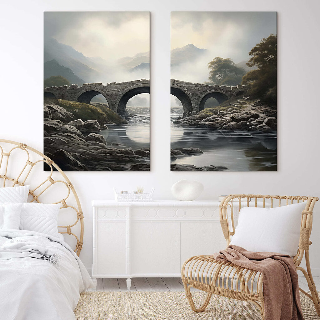 Brücke im Nebel — Interieur 2