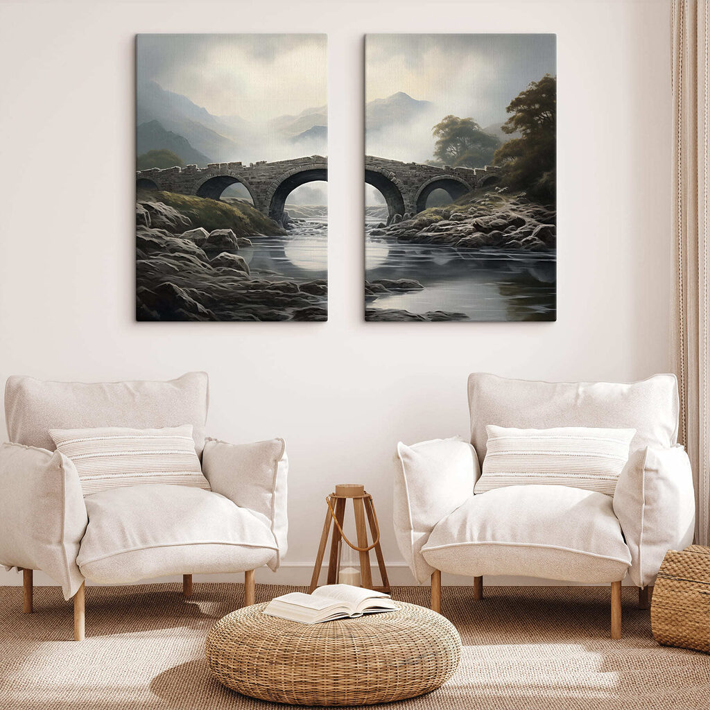 Brücke im Nebel — Interieur 1