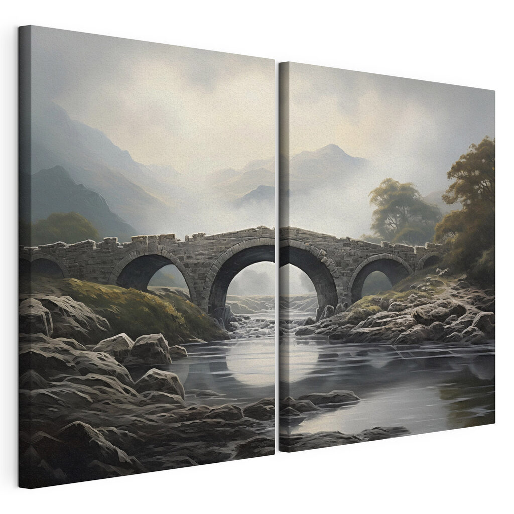 Brücke im Nebel — Produktansicht
