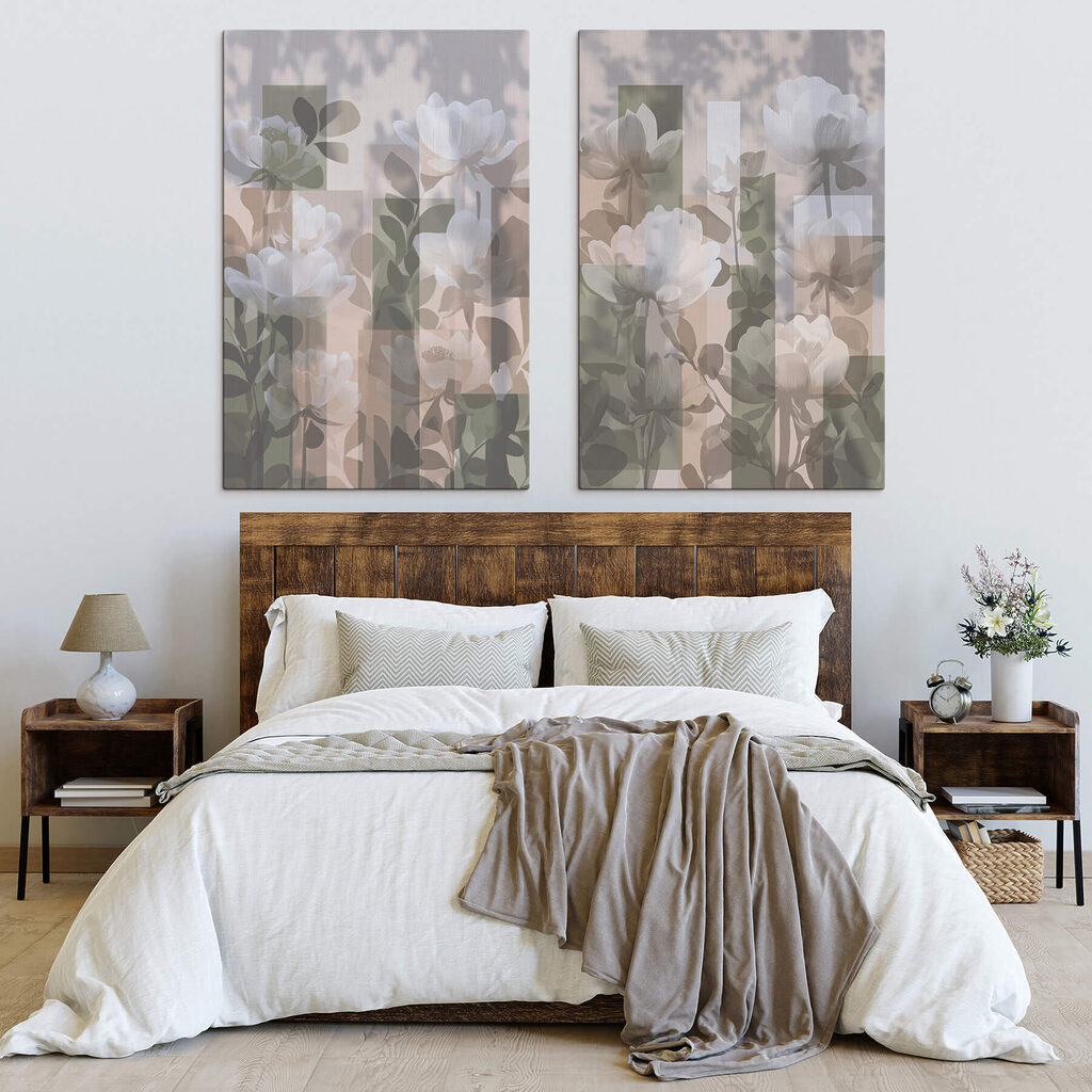 Blüten im Schattenmosaik — Interieur 2