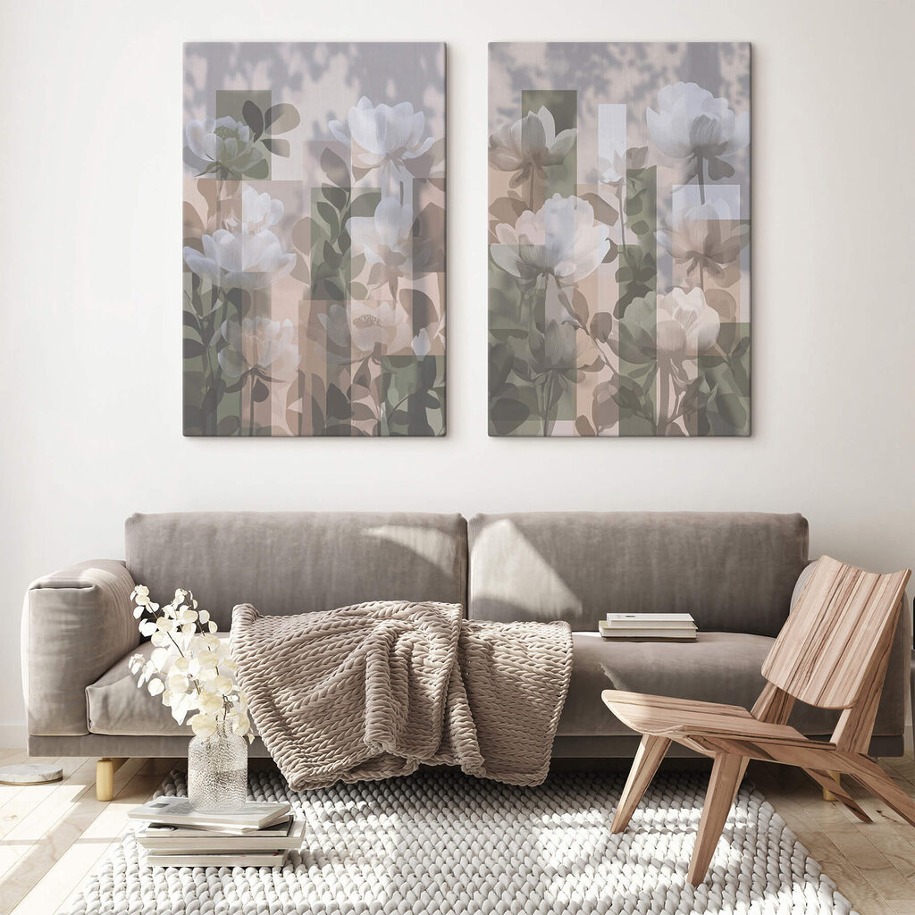 Blüten im Schattenmosaik — Interieur 1