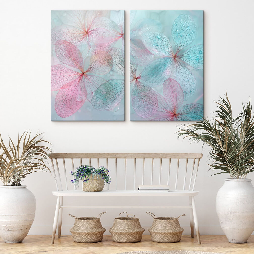 Blütenblätter mit Wassertropfen — Interieur 2