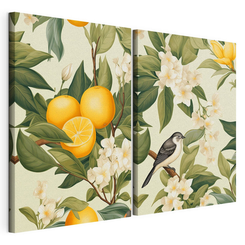 Orangen und Blüten — Produktansicht