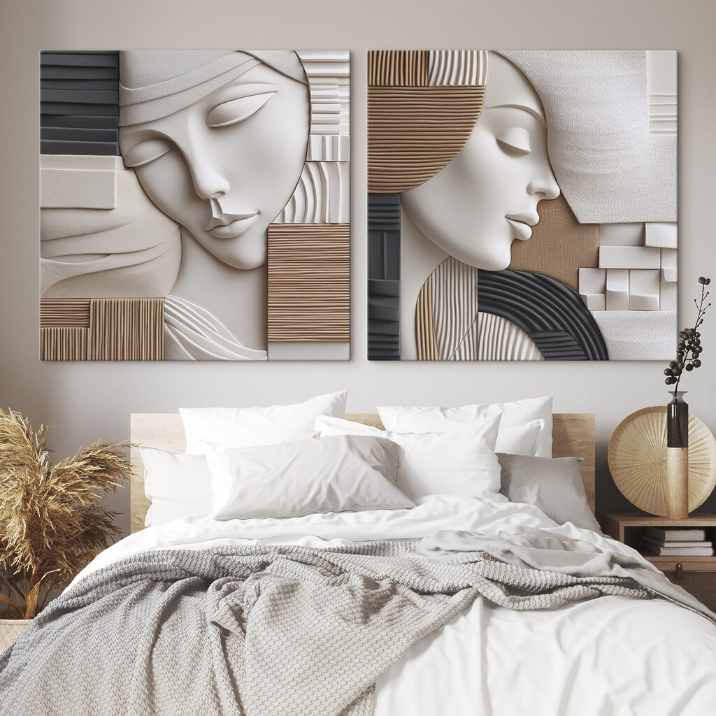 Stille Profile in einem Interieur