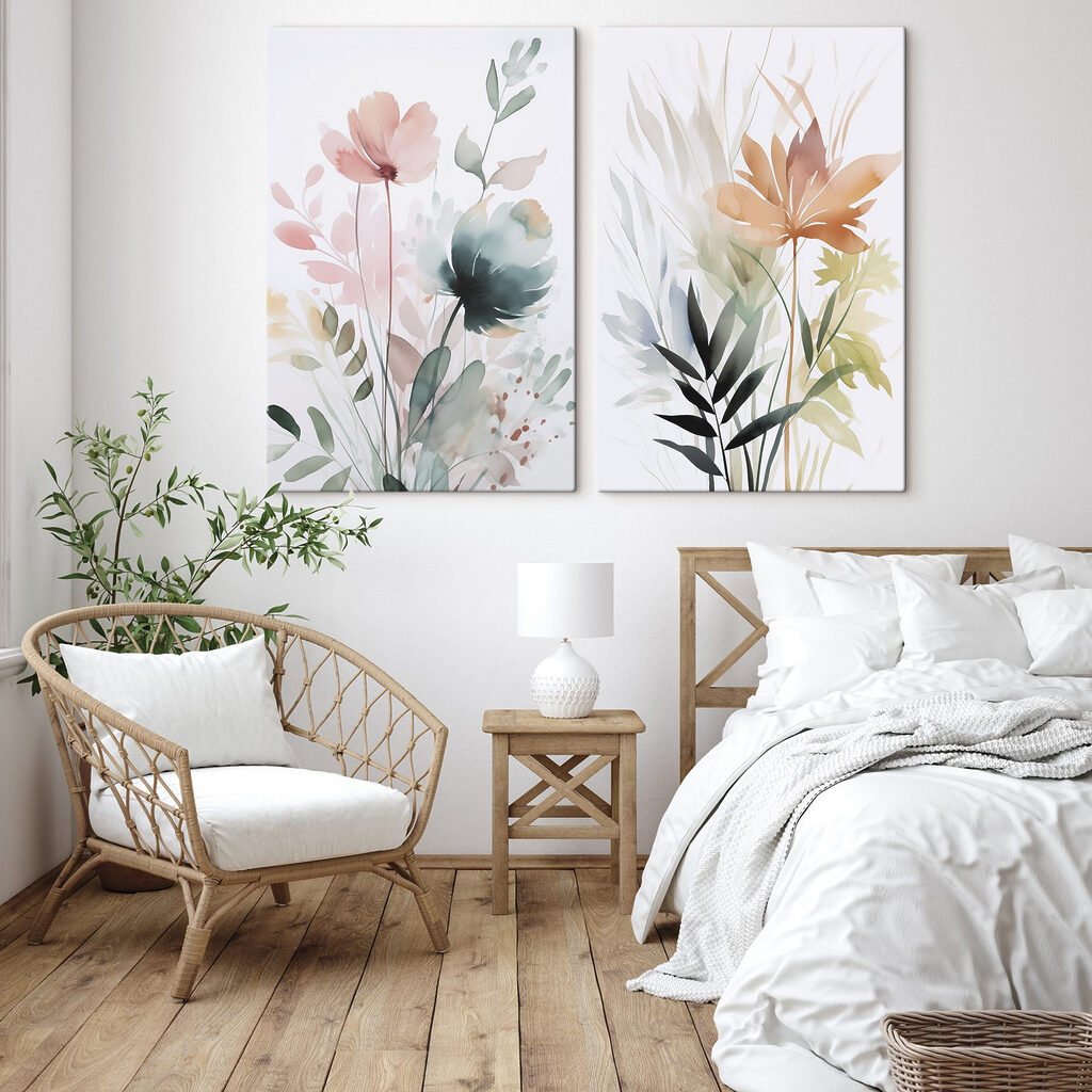 Blüten mit dunklen Akzenten — Interieur 1