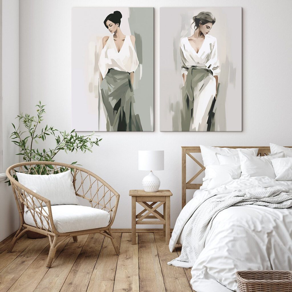 In Gedanken versunken in einem Interieur