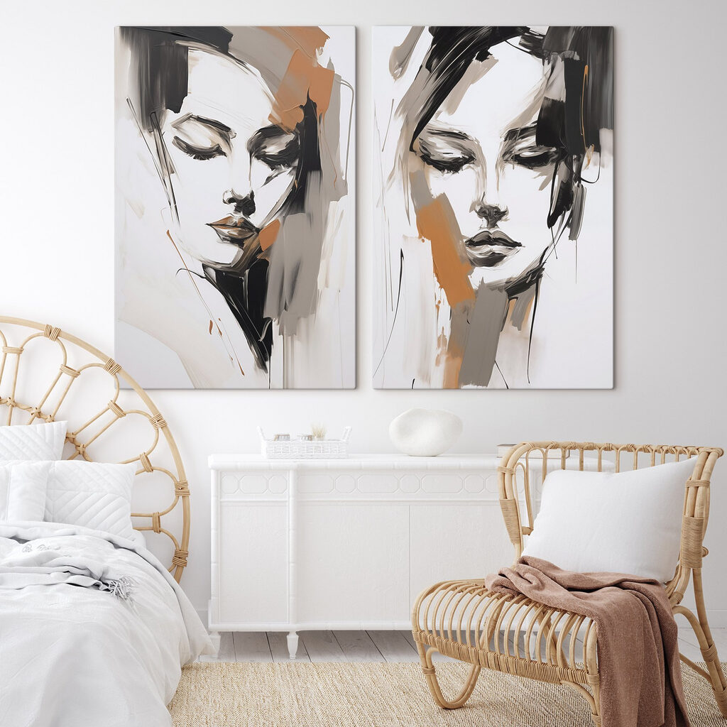 Gesichter mit Ockertönen — Interieur 2
