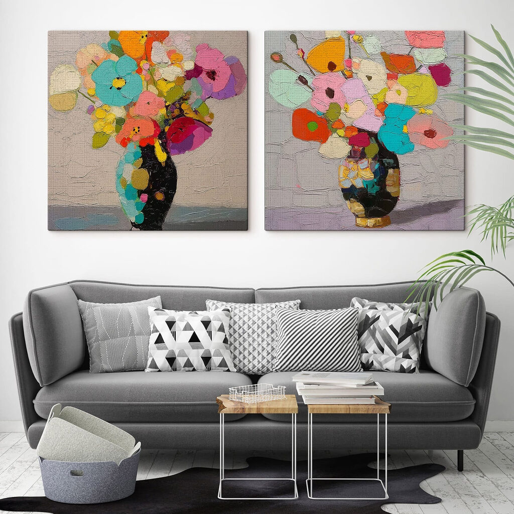 Blumenstrauß in der Vase — Interieur 2