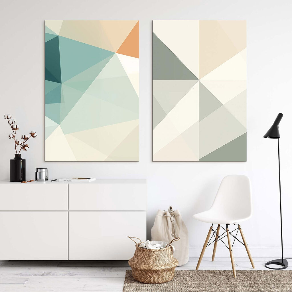 Sanfte Facetten in einem Interieur