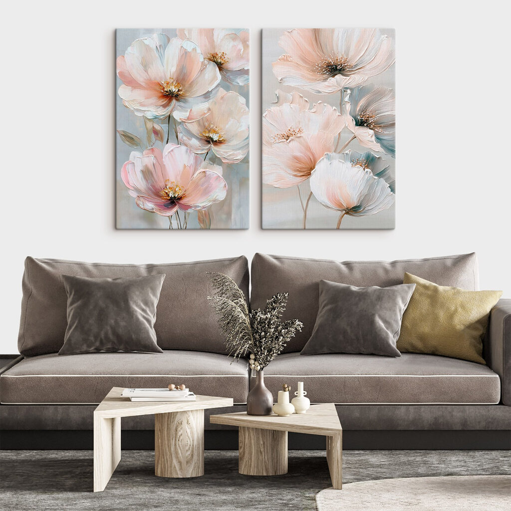 Blütenkelche in Pastell — Interieur 1