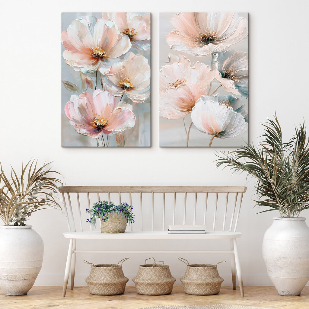 Blütenkelche in Pastell — Interieur 2