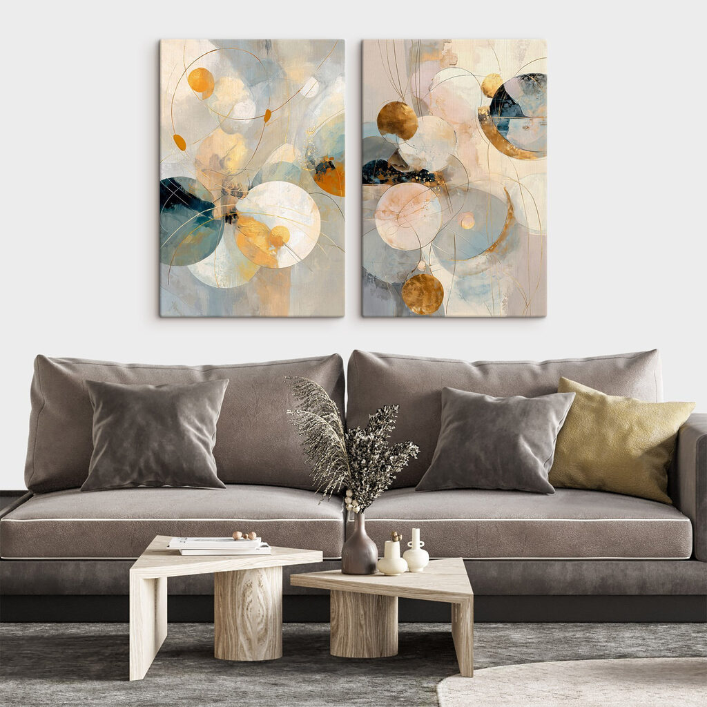 Kreise und Goldlinien — Interieur 1