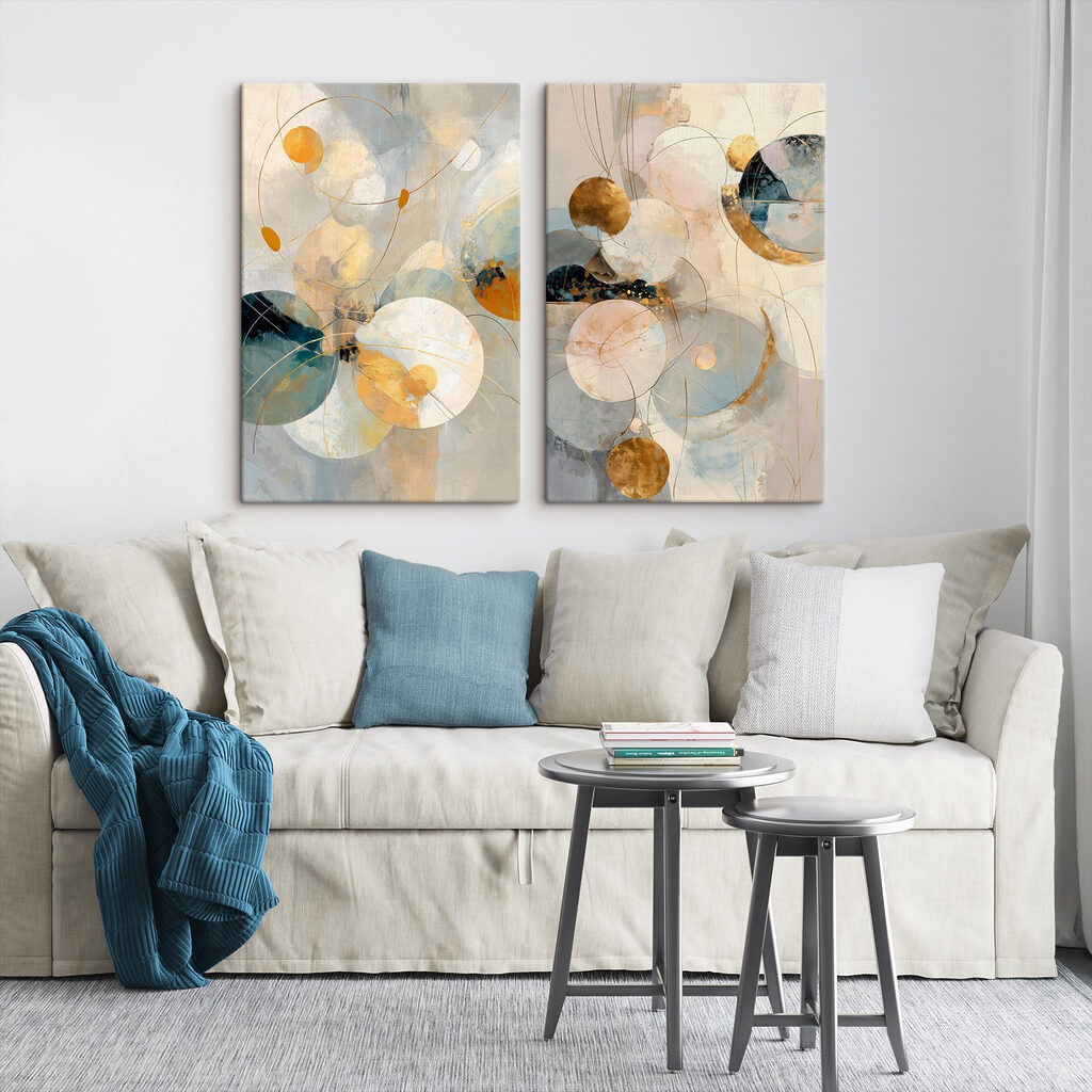 Kreise und Goldlinien — Interieur 2