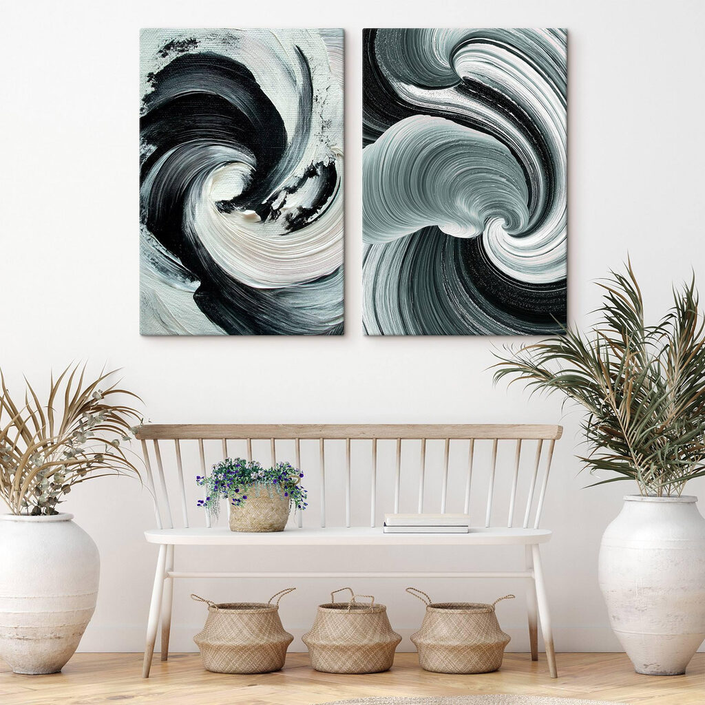 Monochrome Wirbel — Interieur 1