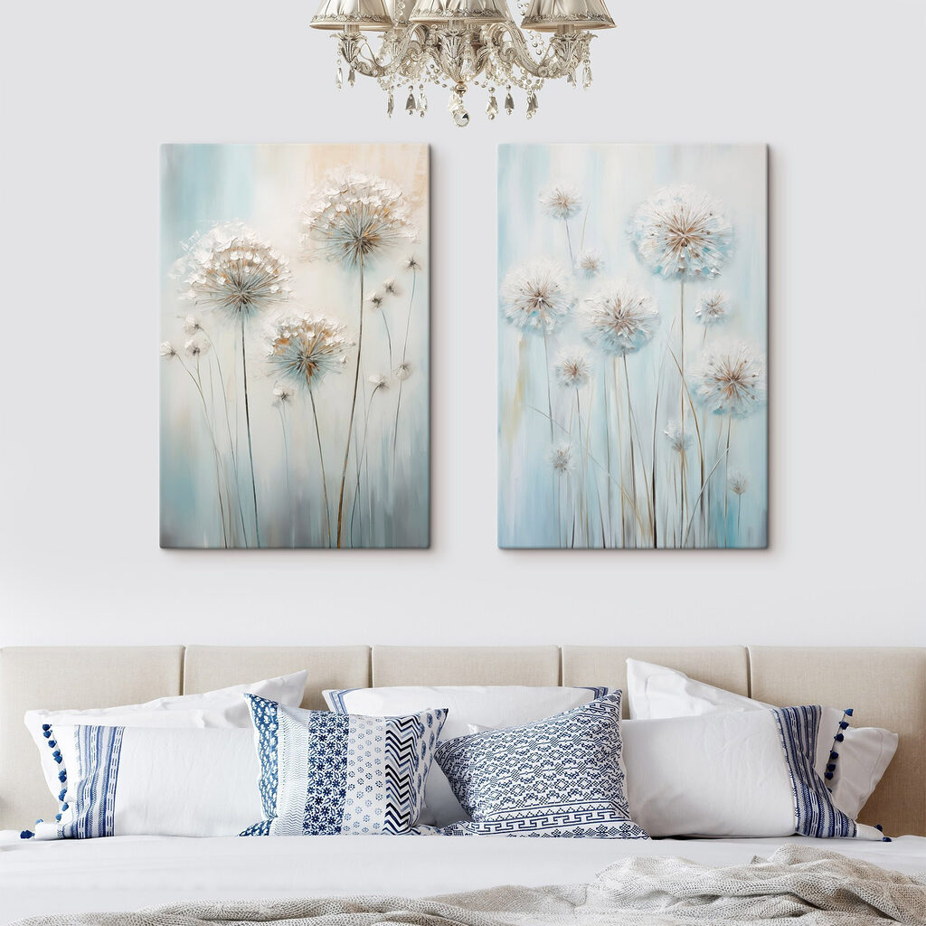Pusteblumen auf Blau — Interieur 1