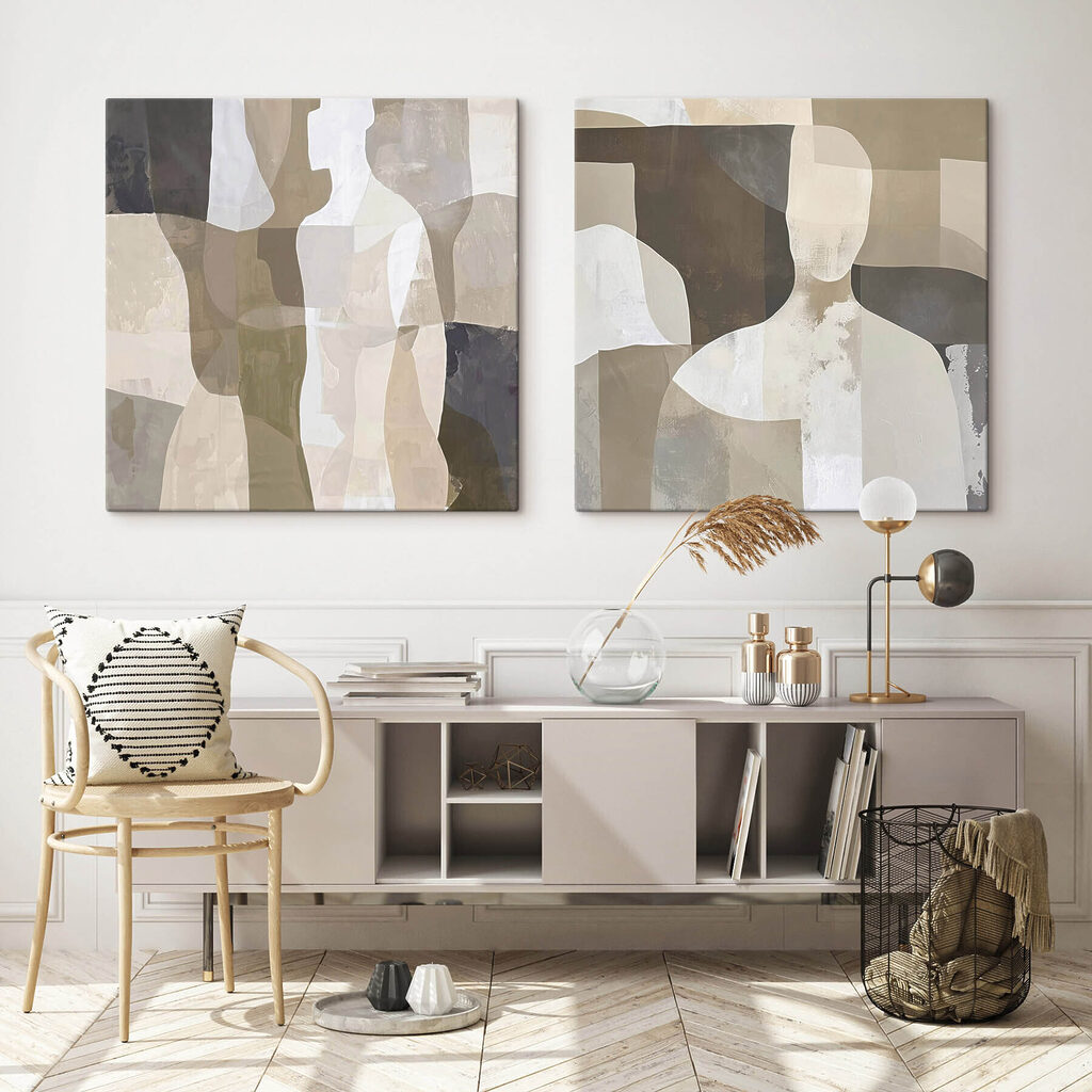 Überlagerte Silhouetten — Interieur 2