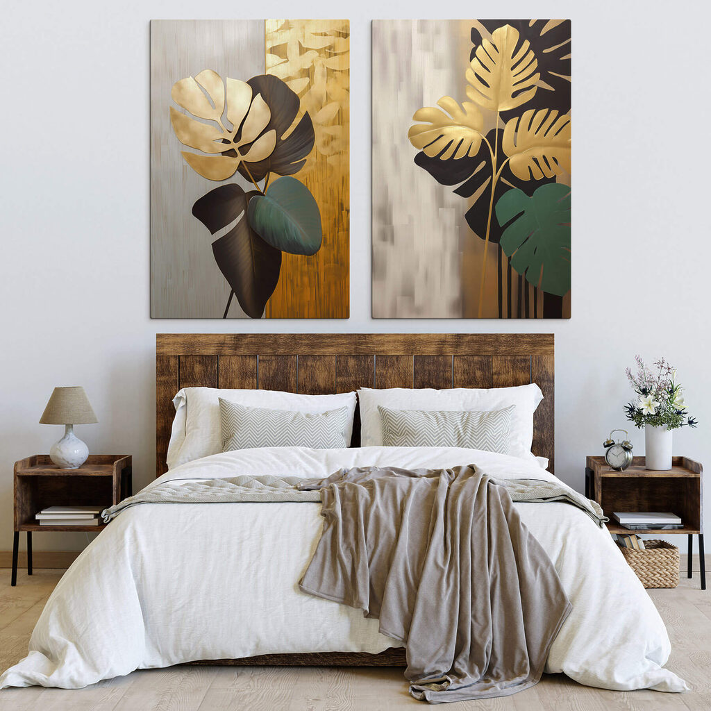 Goldene Tropenblätter — Interieur 2