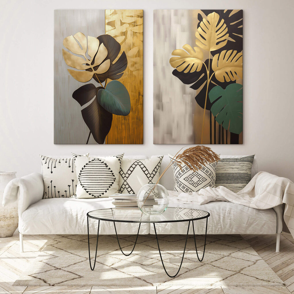 Goldene Tropenblätter — Interieur 1