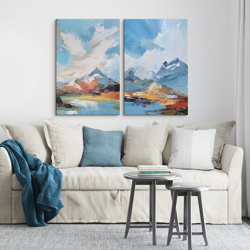 Gipfel unter bewegtem Himmel — Interieur 1