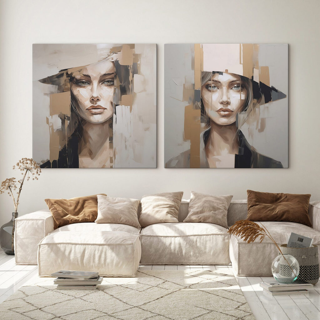 Blick zwischen Flächen — Interieur 1