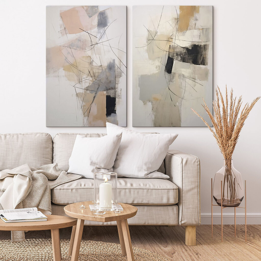 Farbflächen und feine Linien — Interieur 2
