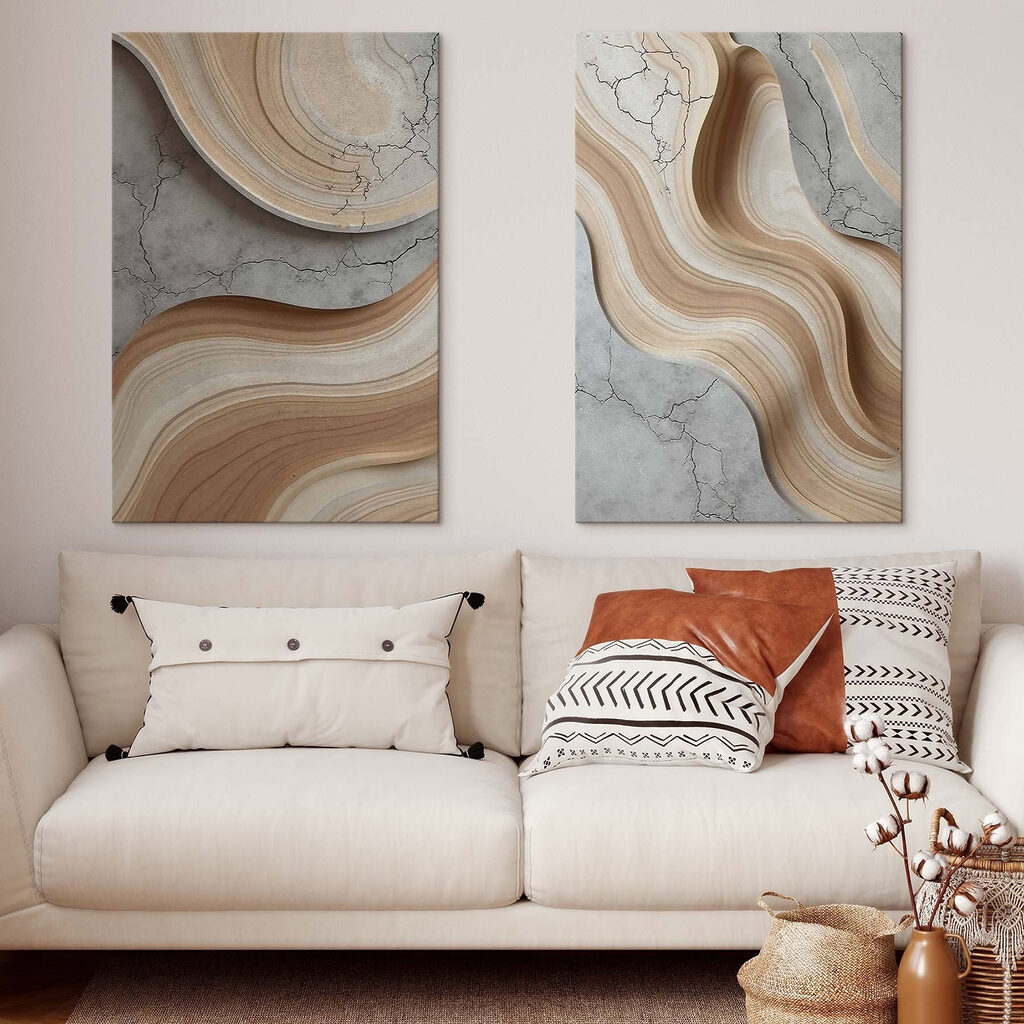 Harmonische Kurven in einem Interieur