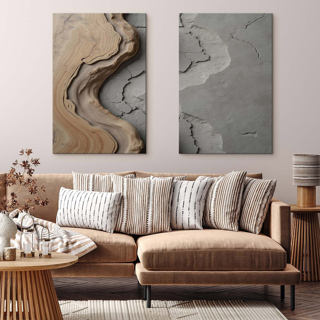 Bögen entlang der Bruchlinie in einem Interieur
