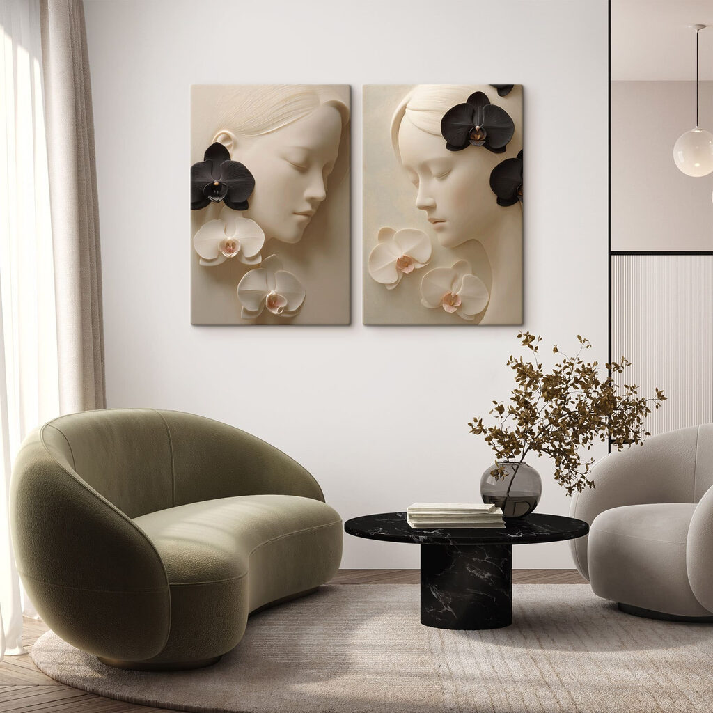 Profil mit Blüten — Interieur 2