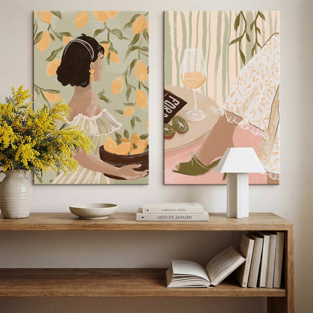 Frau mit Zitronen — Interieur 1