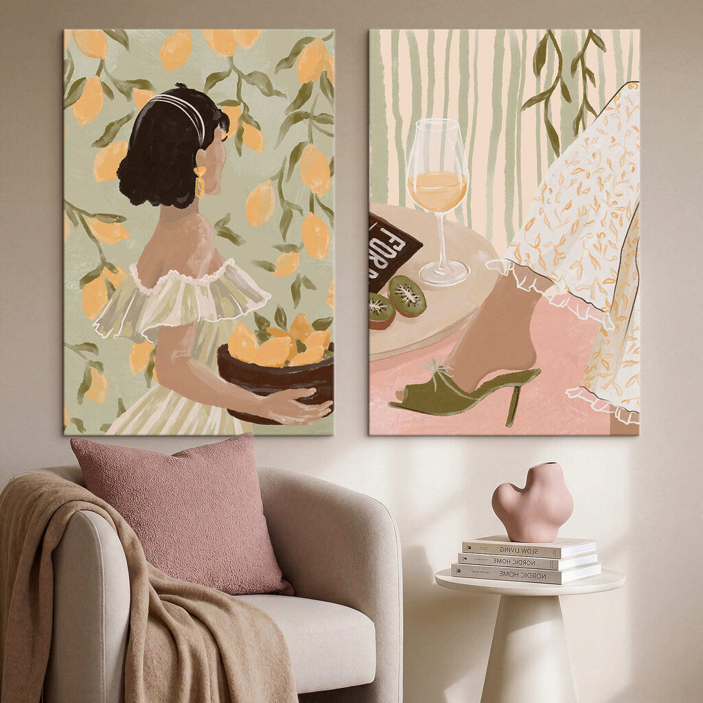 Frau mit Zitronen — Interieur 3