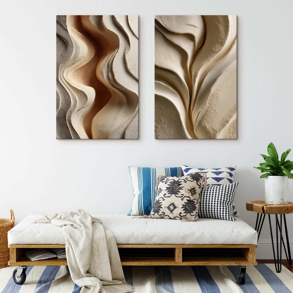 Kurven in warmen Tönen — Interieur 1
