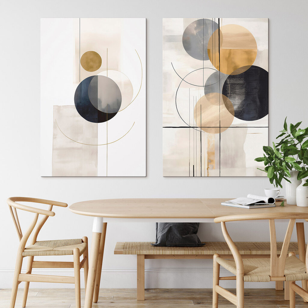 Kreise und feine Linien — Interieur 1