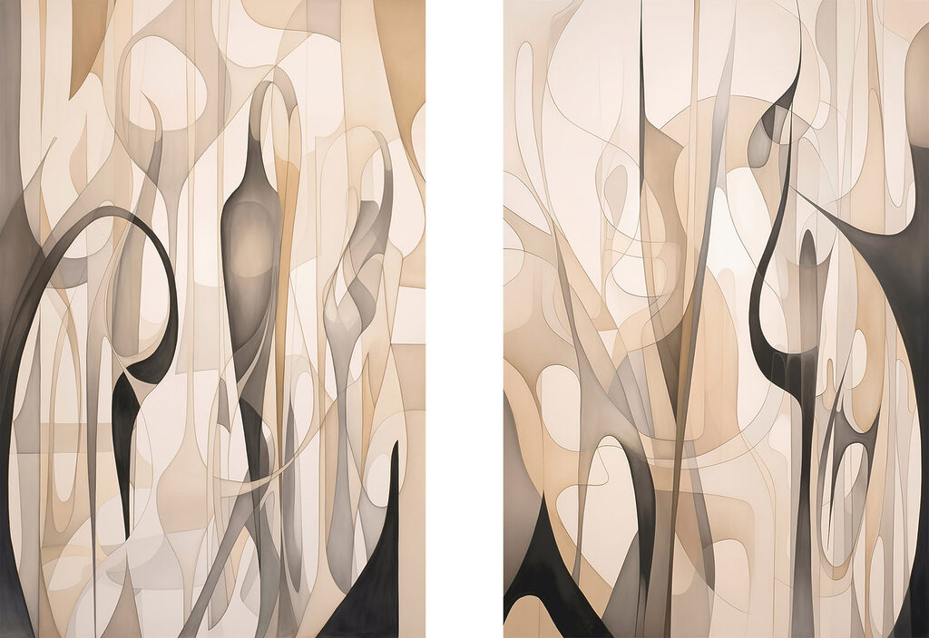 Schwungvolle Arabesken — ganzes Design